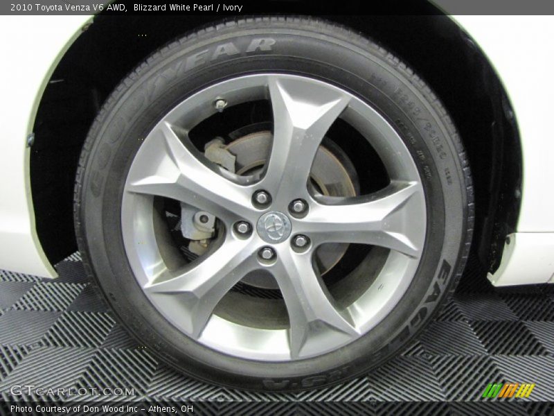 Blizzard White Pearl / Ivory 2010 Toyota Venza V6 AWD
