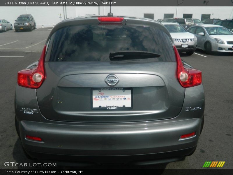 Gun Metallic / Black/Red w/Silver Trim 2011 Nissan Juke SL AWD