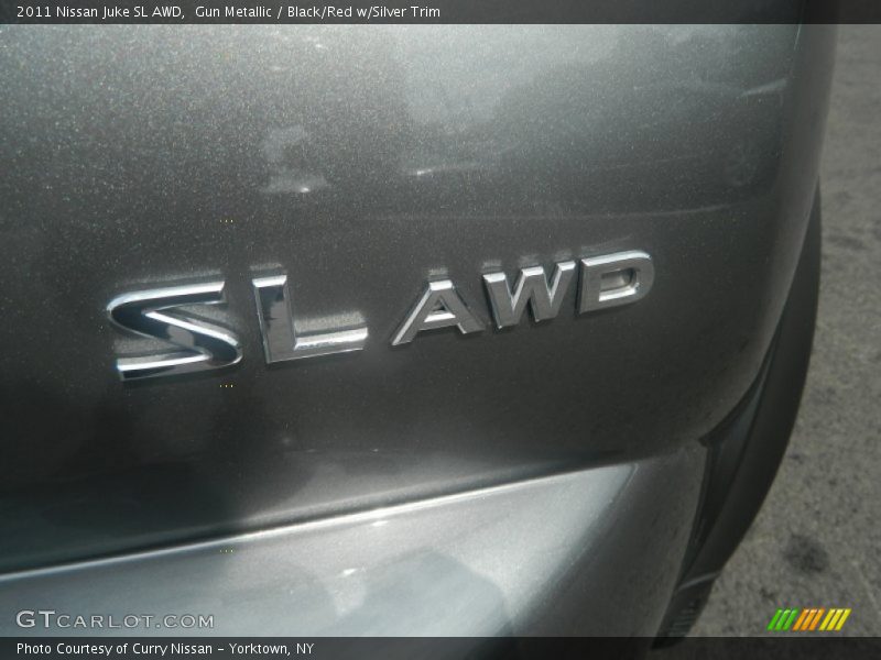 Gun Metallic / Black/Red w/Silver Trim 2011 Nissan Juke SL AWD