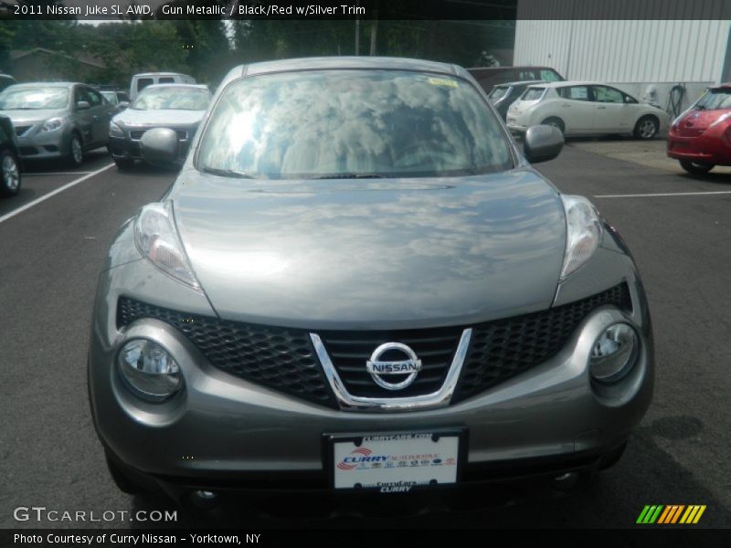 Gun Metallic / Black/Red w/Silver Trim 2011 Nissan Juke SL AWD