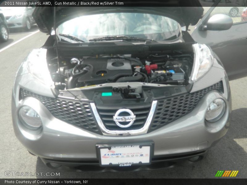 Gun Metallic / Black/Red w/Silver Trim 2011 Nissan Juke SL AWD