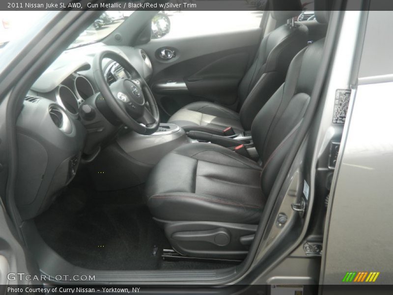 Gun Metallic / Black/Red w/Silver Trim 2011 Nissan Juke SL AWD