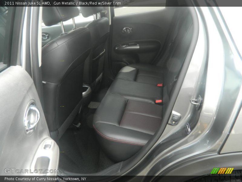 Gun Metallic / Black/Red w/Silver Trim 2011 Nissan Juke SL AWD