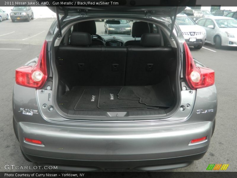 Gun Metallic / Black/Red w/Silver Trim 2011 Nissan Juke SL AWD