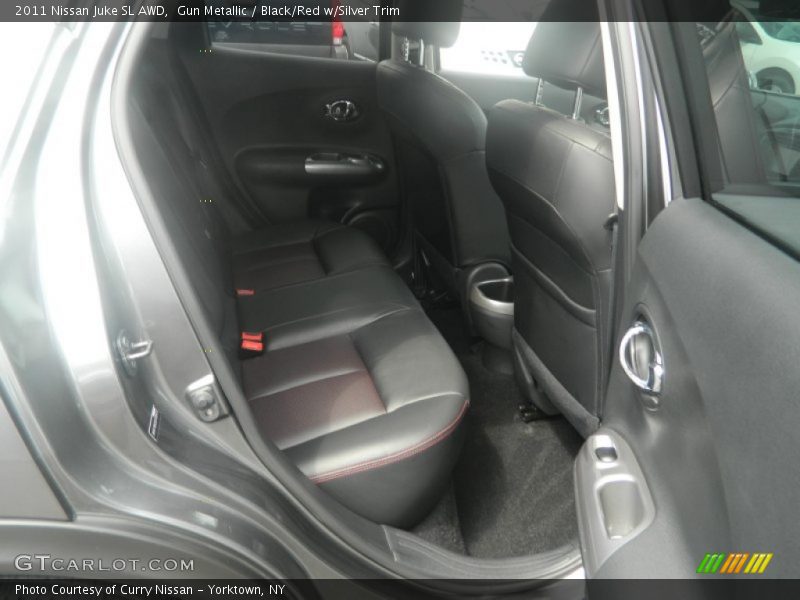 Gun Metallic / Black/Red w/Silver Trim 2011 Nissan Juke SL AWD