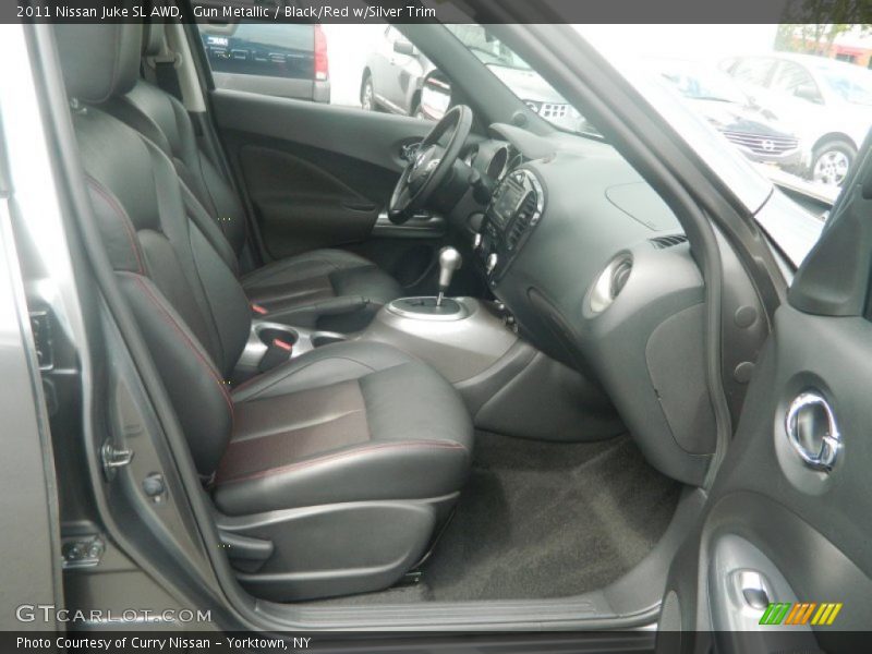 Gun Metallic / Black/Red w/Silver Trim 2011 Nissan Juke SL AWD