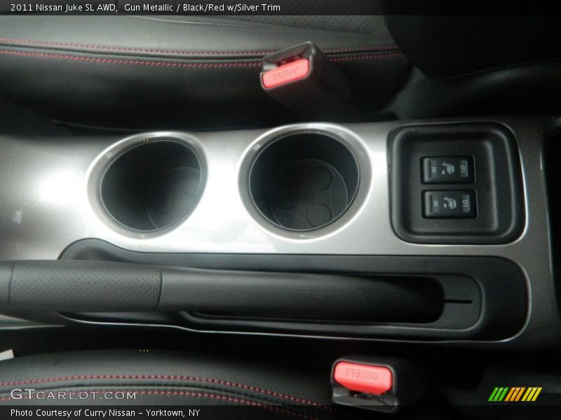 Gun Metallic / Black/Red w/Silver Trim 2011 Nissan Juke SL AWD