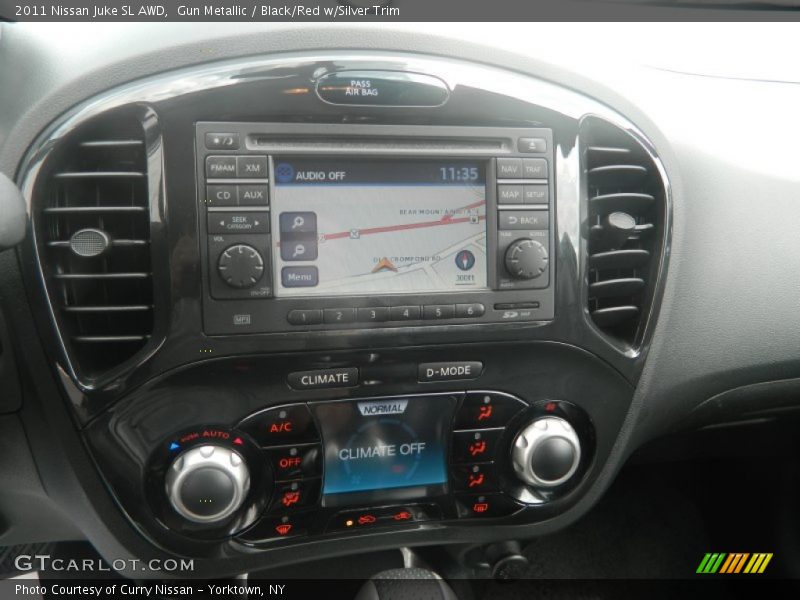 Gun Metallic / Black/Red w/Silver Trim 2011 Nissan Juke SL AWD