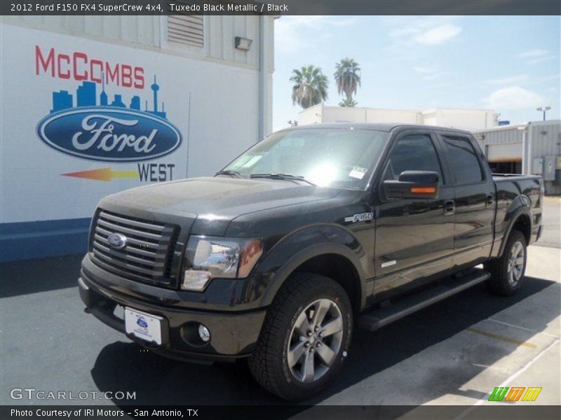 Tuxedo Black Metallic / Black 2012 Ford F150 FX4 SuperCrew 4x4