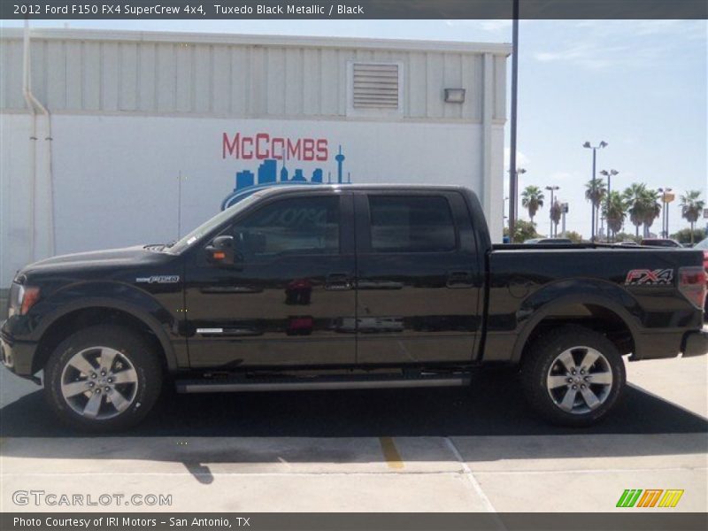 Tuxedo Black Metallic / Black 2012 Ford F150 FX4 SuperCrew 4x4