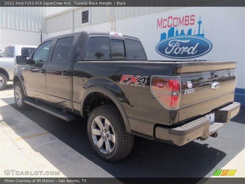 Tuxedo Black Metallic / Black 2012 Ford F150 FX4 SuperCrew 4x4