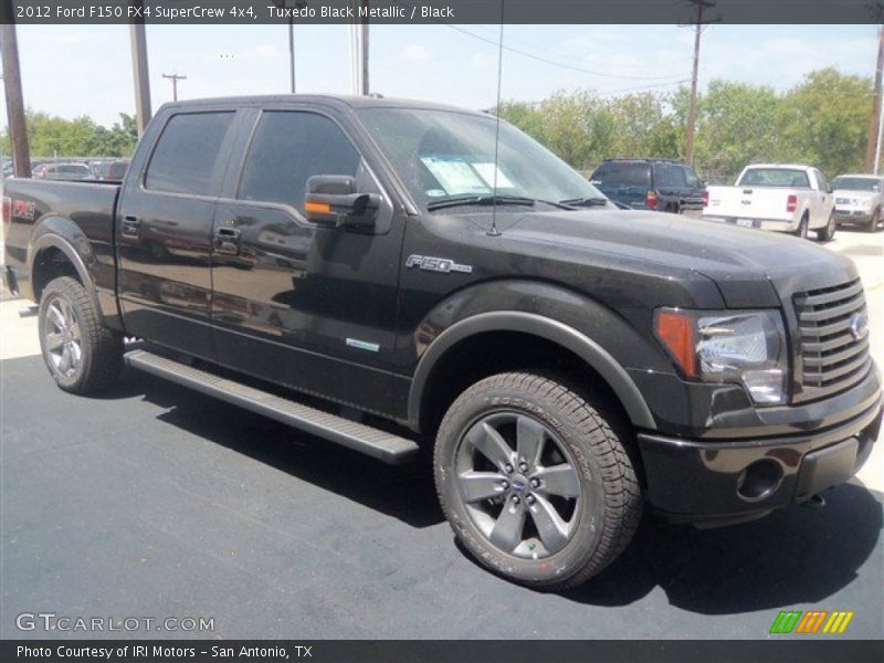 Tuxedo Black Metallic / Black 2012 Ford F150 FX4 SuperCrew 4x4