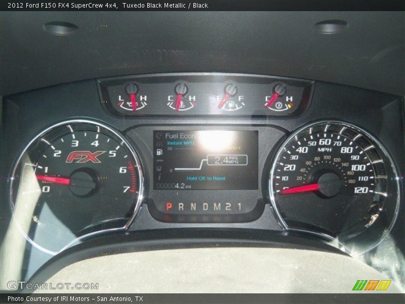 Tuxedo Black Metallic / Black 2012 Ford F150 FX4 SuperCrew 4x4