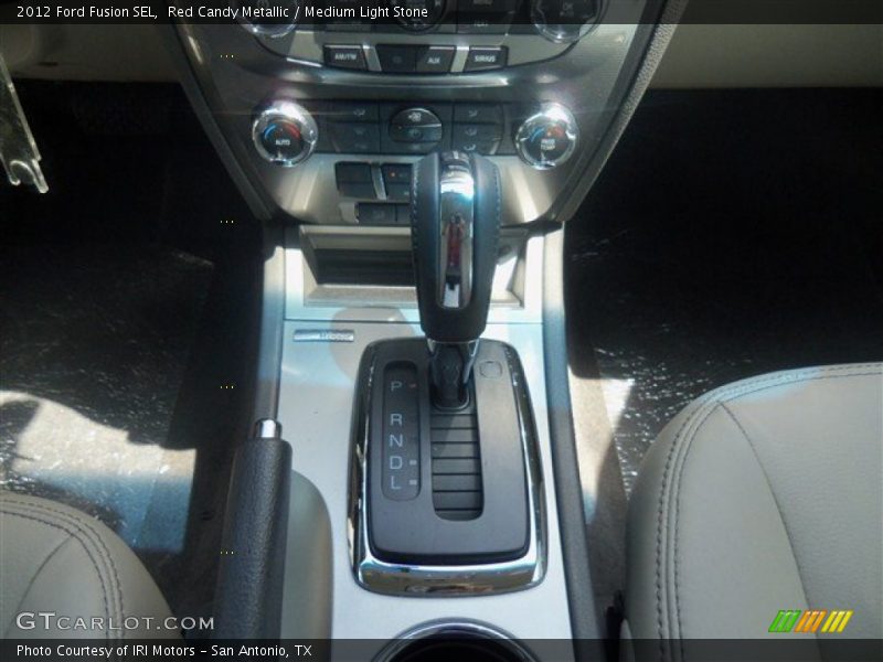 Red Candy Metallic / Medium Light Stone 2012 Ford Fusion SEL