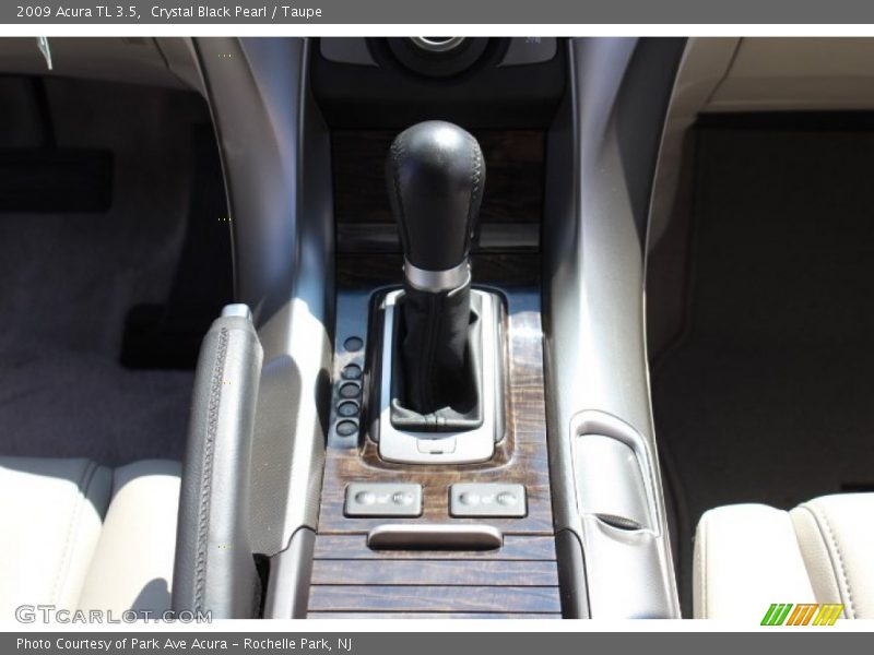 Crystal Black Pearl / Taupe 2009 Acura TL 3.5