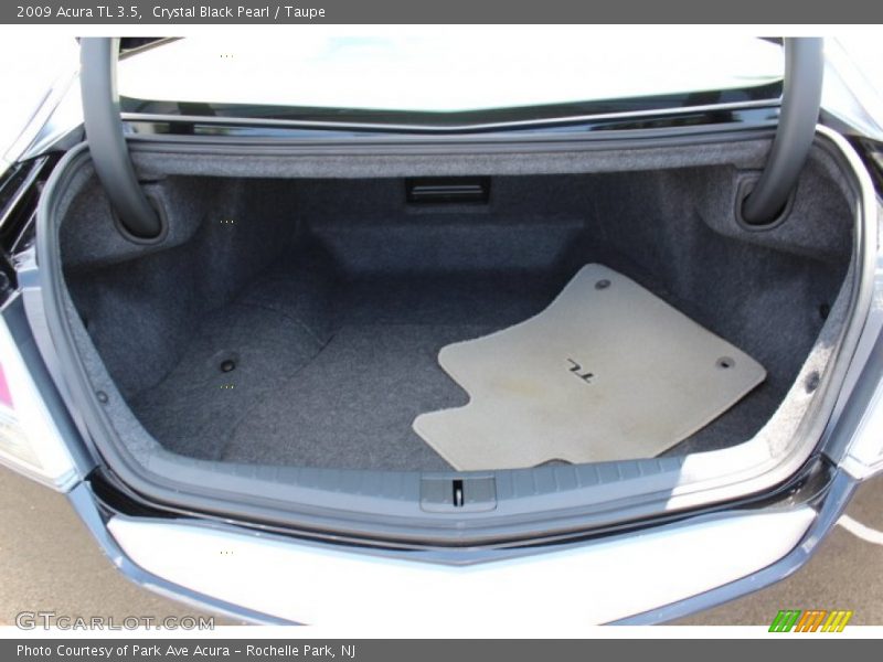 Crystal Black Pearl / Taupe 2009 Acura TL 3.5