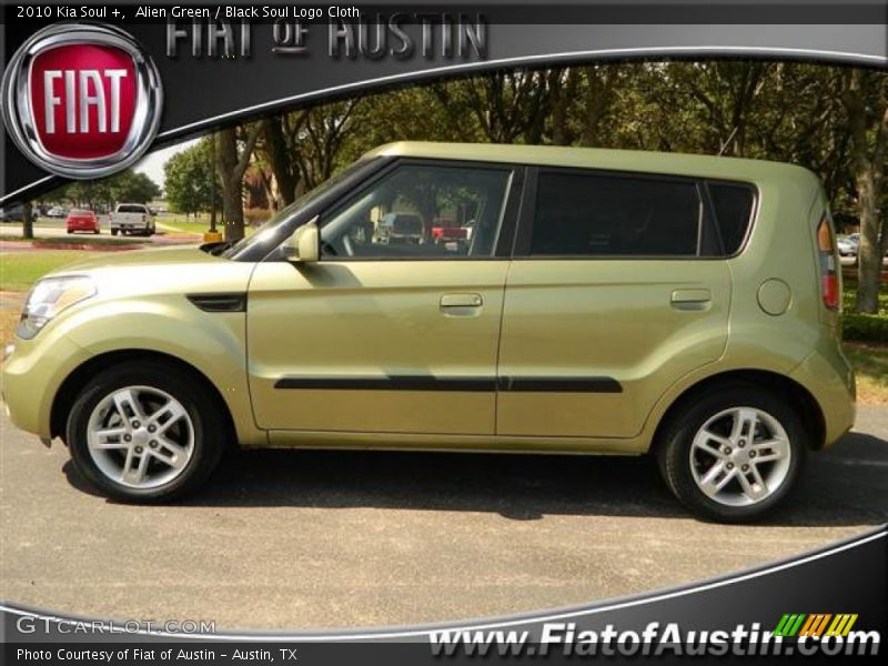 Alien Green / Black Soul Logo Cloth 2010 Kia Soul +