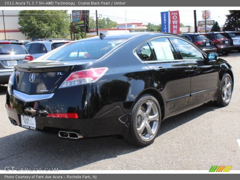Crystal Black Pearl / Umber 2011 Acura TL 3.7 SH-AWD Technology