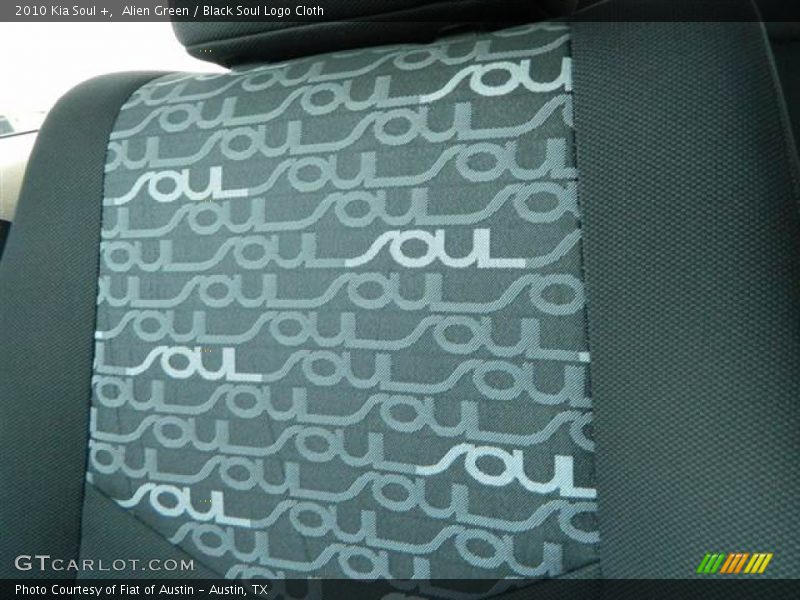 Alien Green / Black Soul Logo Cloth 2010 Kia Soul +