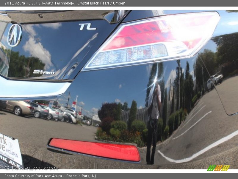 Crystal Black Pearl / Umber 2011 Acura TL 3.7 SH-AWD Technology