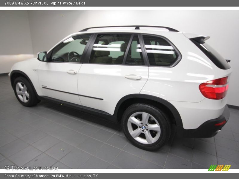 Alpine White / Beige 2009 BMW X5 xDrive30i