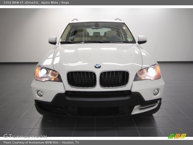 Alpine White / Beige 2009 BMW X5 xDrive30i