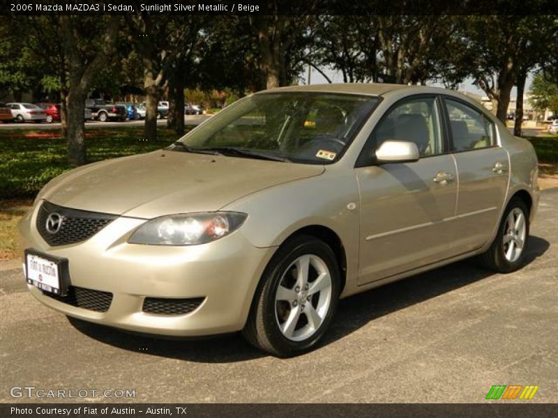 Sunlight Silver Metallic / Beige 2006 Mazda MAZDA3 i Sedan