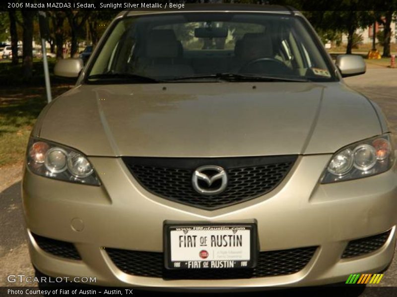 Sunlight Silver Metallic / Beige 2006 Mazda MAZDA3 i Sedan