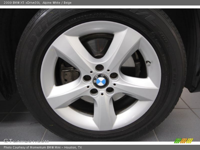 Alpine White / Beige 2009 BMW X5 xDrive30i
