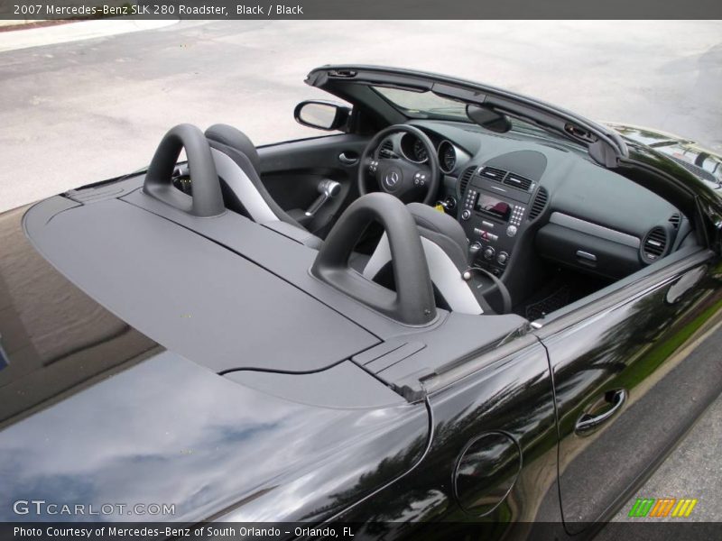 Black / Black 2007 Mercedes-Benz SLK 280 Roadster