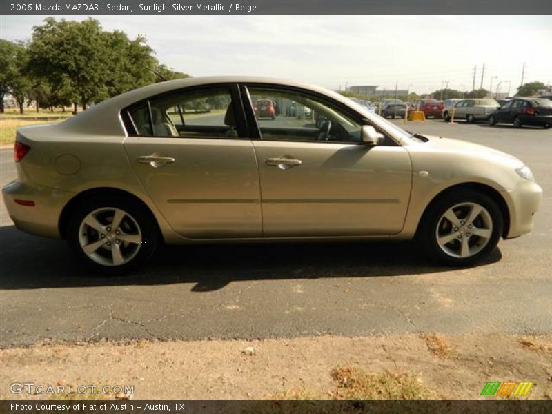 Sunlight Silver Metallic / Beige 2006 Mazda MAZDA3 i Sedan