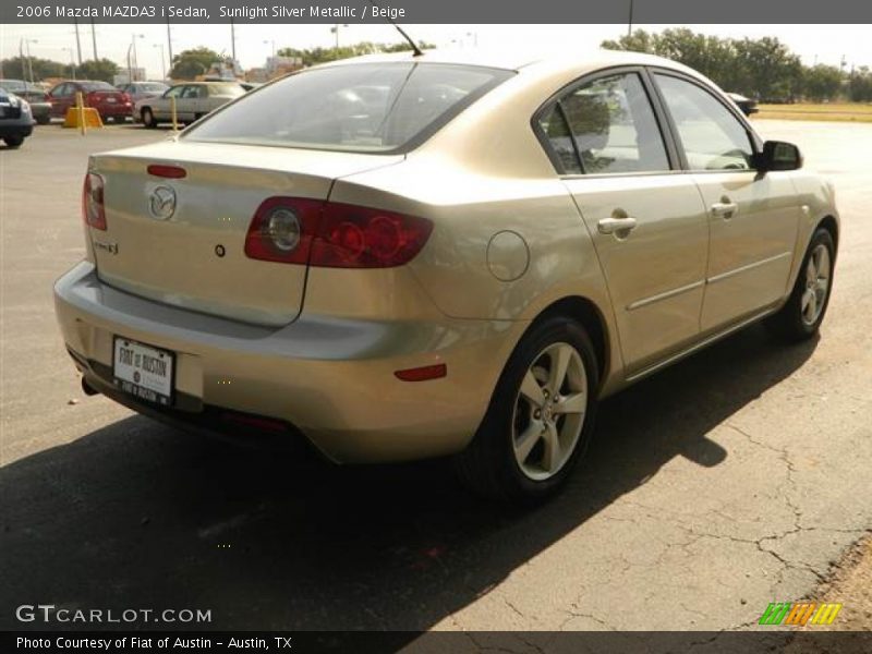 Sunlight Silver Metallic / Beige 2006 Mazda MAZDA3 i Sedan