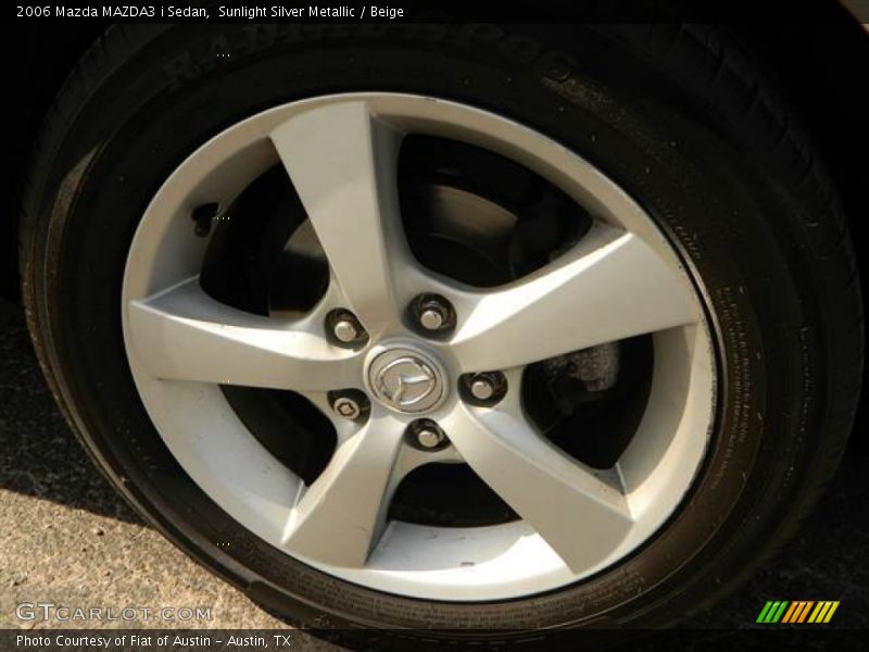 Sunlight Silver Metallic / Beige 2006 Mazda MAZDA3 i Sedan