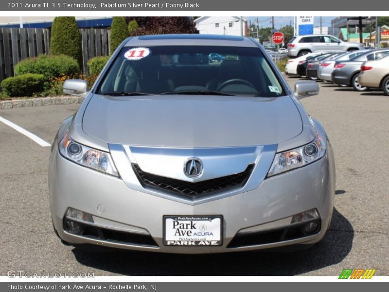 Paladium Silver Pearl / Ebony Black 2011 Acura TL 3.5 Technology