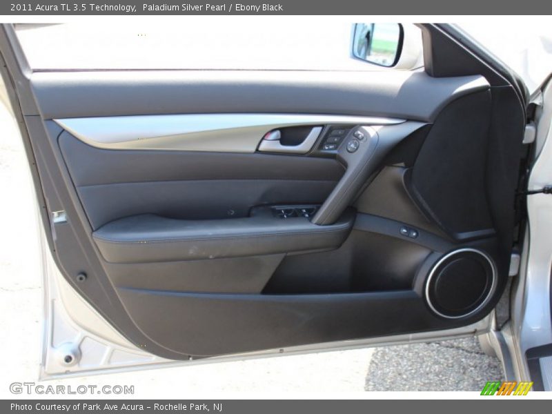 Paladium Silver Pearl / Ebony Black 2011 Acura TL 3.5 Technology