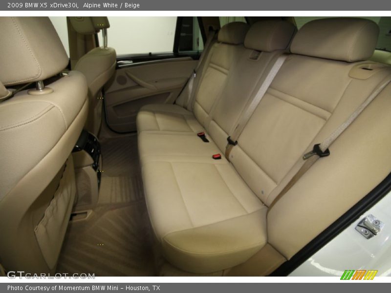 Alpine White / Beige 2009 BMW X5 xDrive30i