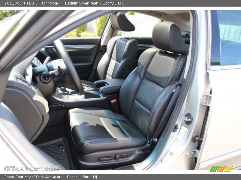 Paladium Silver Pearl / Ebony Black 2011 Acura TL 3.5 Technology