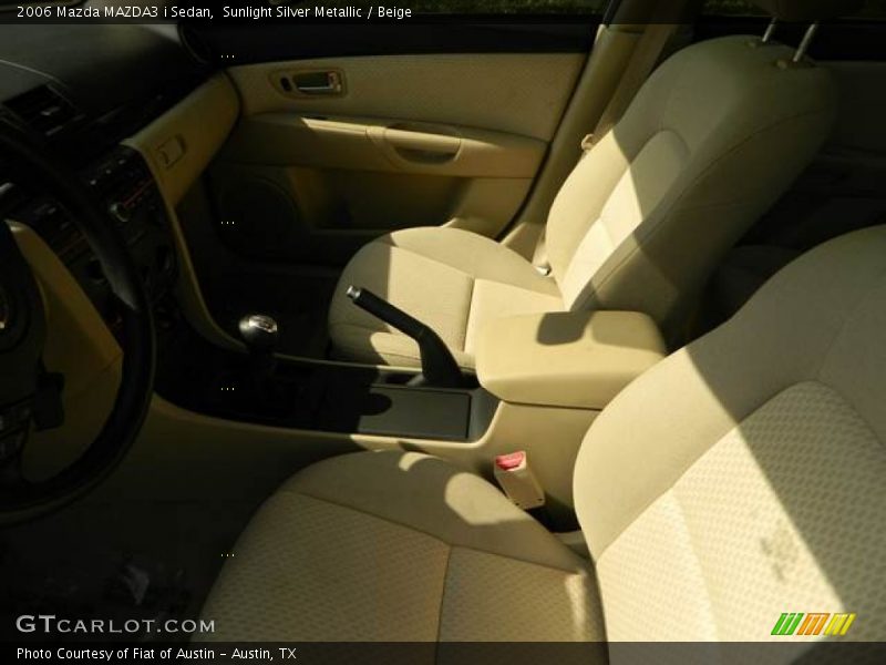 Sunlight Silver Metallic / Beige 2006 Mazda MAZDA3 i Sedan