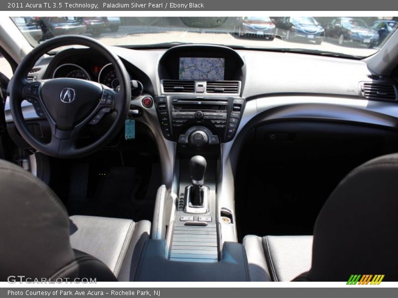 Paladium Silver Pearl / Ebony Black 2011 Acura TL 3.5 Technology