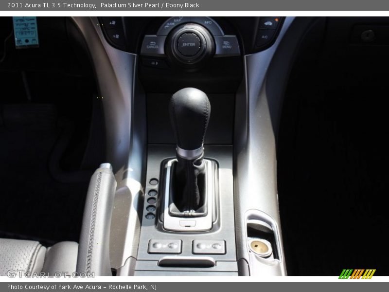 Paladium Silver Pearl / Ebony Black 2011 Acura TL 3.5 Technology