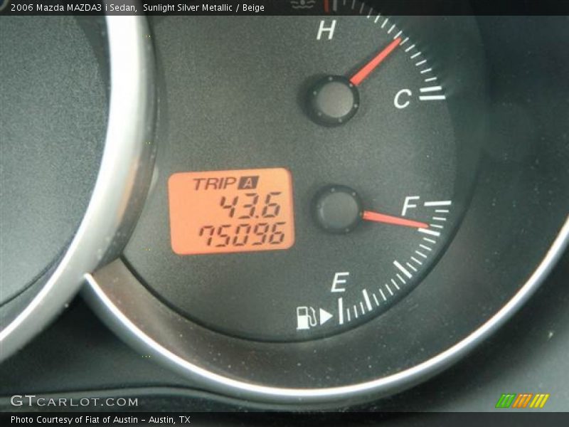 Sunlight Silver Metallic / Beige 2006 Mazda MAZDA3 i Sedan