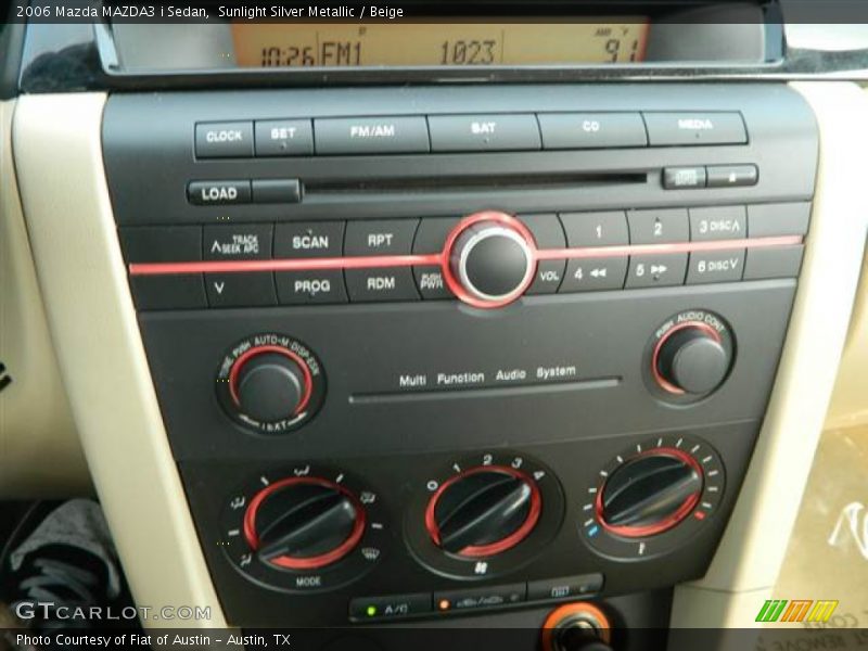 Sunlight Silver Metallic / Beige 2006 Mazda MAZDA3 i Sedan