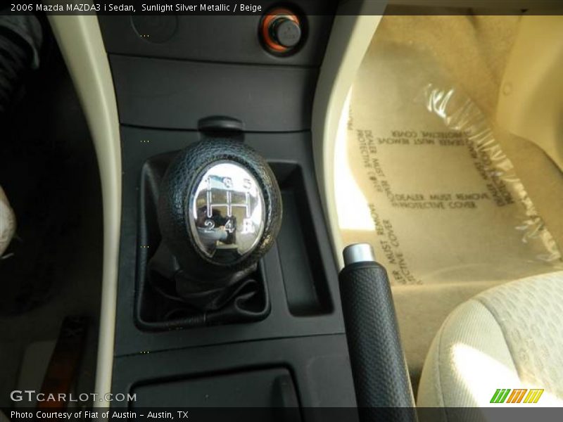 Sunlight Silver Metallic / Beige 2006 Mazda MAZDA3 i Sedan