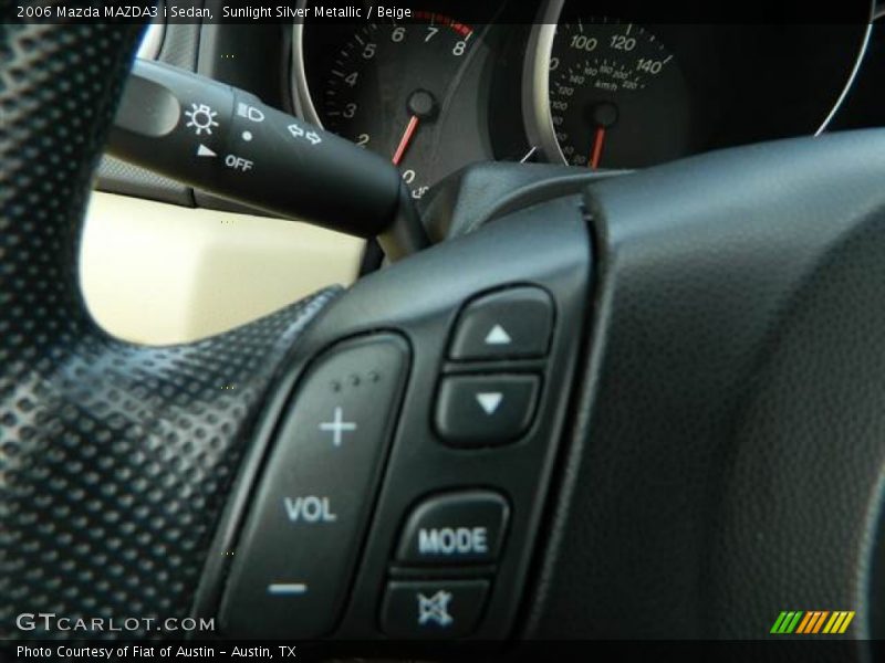 Sunlight Silver Metallic / Beige 2006 Mazda MAZDA3 i Sedan