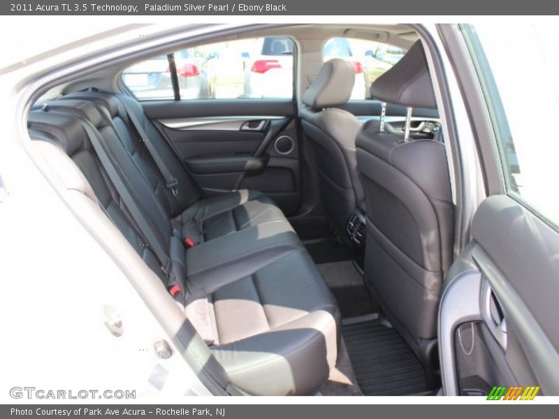 Paladium Silver Pearl / Ebony Black 2011 Acura TL 3.5 Technology