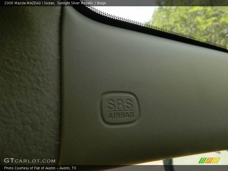Sunlight Silver Metallic / Beige 2006 Mazda MAZDA3 i Sedan