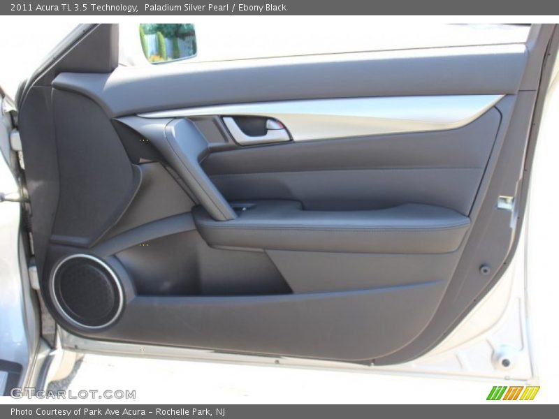 Paladium Silver Pearl / Ebony Black 2011 Acura TL 3.5 Technology