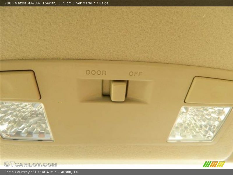 Sunlight Silver Metallic / Beige 2006 Mazda MAZDA3 i Sedan