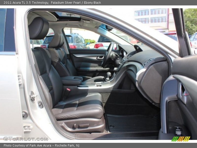Paladium Silver Pearl / Ebony Black 2011 Acura TL 3.5 Technology