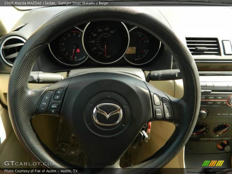 Sunlight Silver Metallic / Beige 2006 Mazda MAZDA3 i Sedan